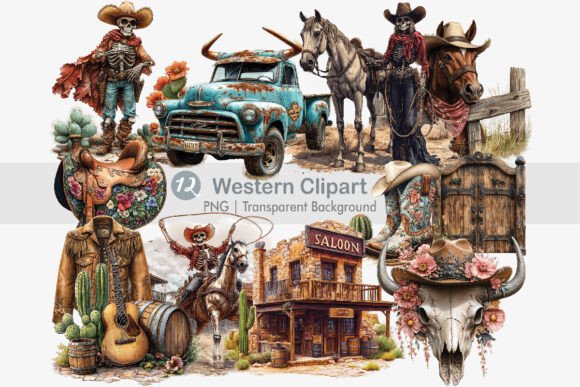 Download Wild West Clipart, Western PNG Bundle - Wild Collection