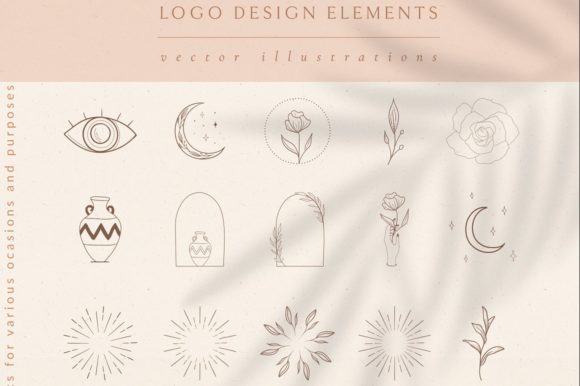 Download Logo Elements, Frames, Sunbursts. Icons. - Logo elements Collection