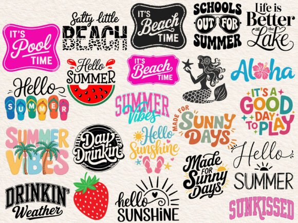 Download Summer SVG Bundle, Summer Svg, Beach Svg - Beach Collection