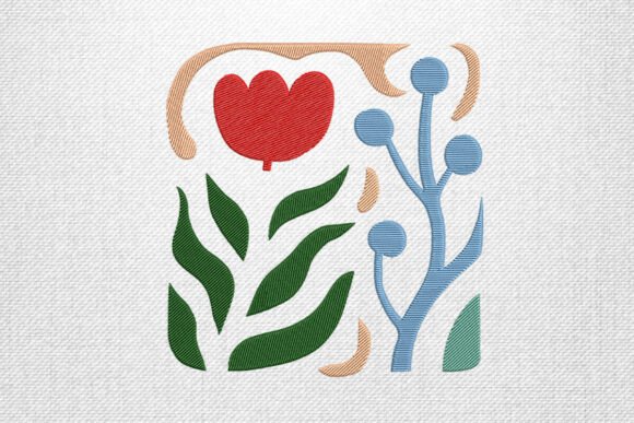 Download Botanical Garden Embroidery Design - Garden embroidery Collection