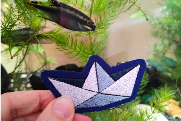 Download Machine Embroidery Design - Paper Boat - Machine embroidery Collection