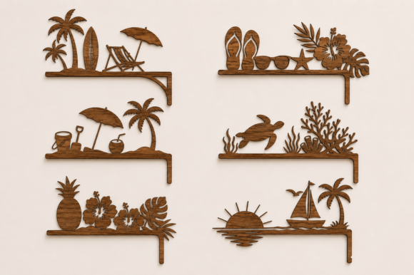 Download Beach Door Corner SVG Laser Cut Bundle - Beach Collection