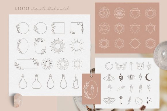 Download Logo Elements Illustrations, Frames. Jar - Logo elements Collection