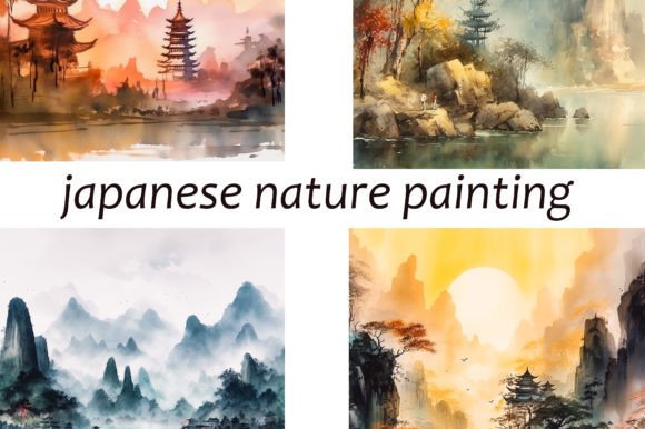 Download Japanese Nature Painting - Painting Collection