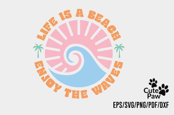 Download Boho Retro Summer Beach SVG PNG - Beach Collection