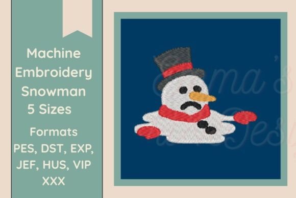 Download Snowman Machine Embroidery Design - Machine embroidery Collection