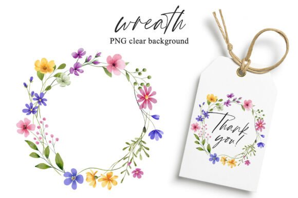 Download Wreath Wild Flowers, Frame, Hand Drawing - Wild Collection
