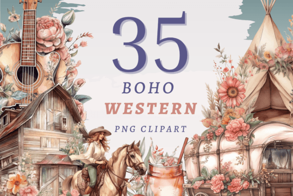 Download Boho Western PNG Bundle - Western png bundle Collection