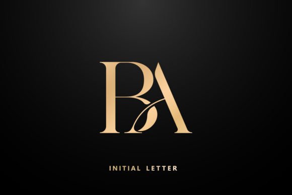 Download BA Monogram Letter Company Logo Elements - Logo elements Collection