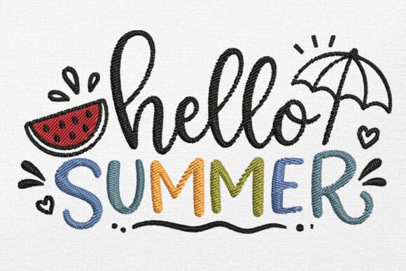 Download Summer Embroidery Design - Summer embroidery Collection